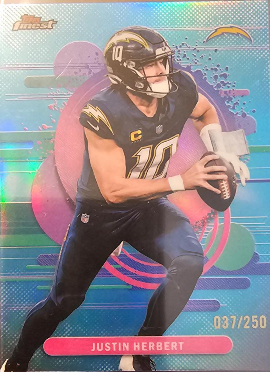 Justin Herbert [Sky Blue Refractor] #138