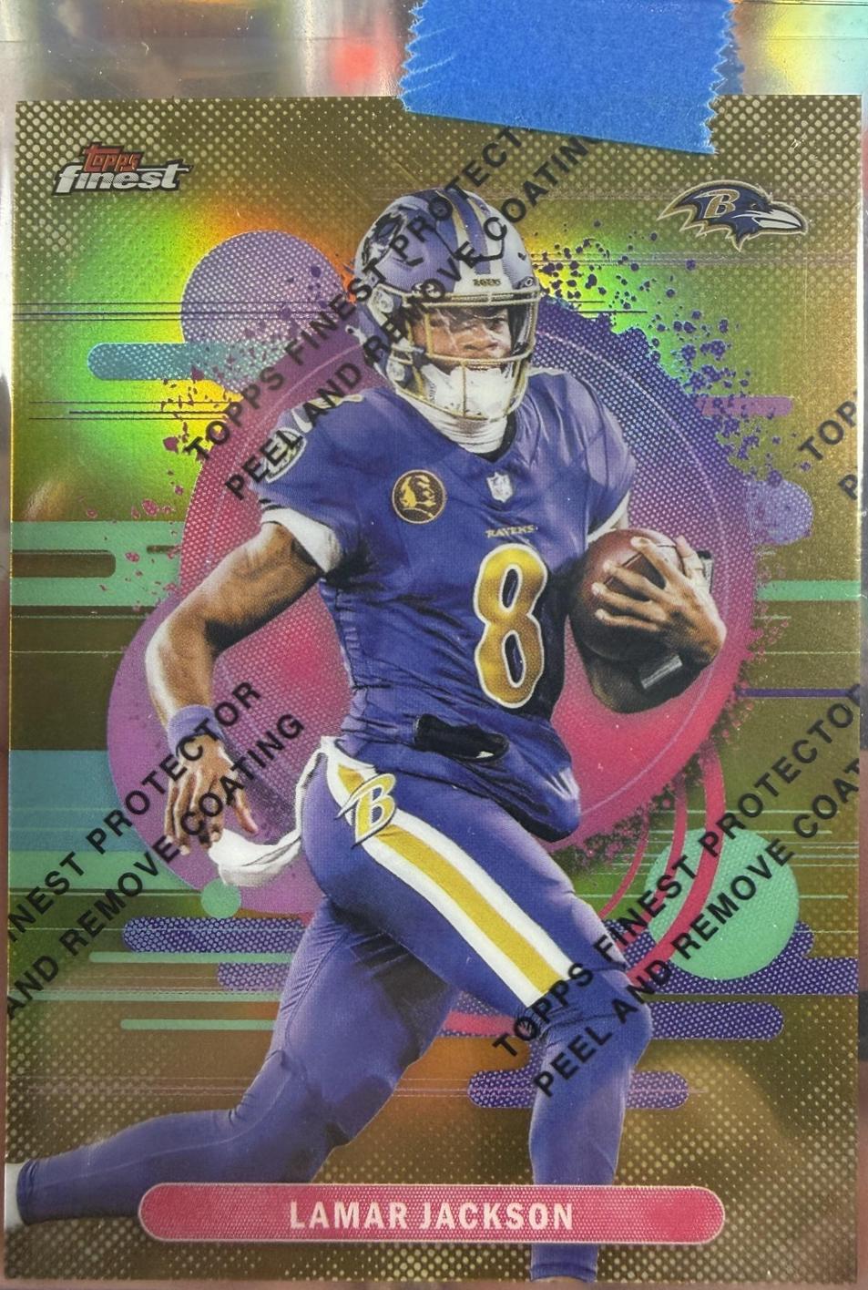 Lamar Jackson [Gold Refractor] #124
