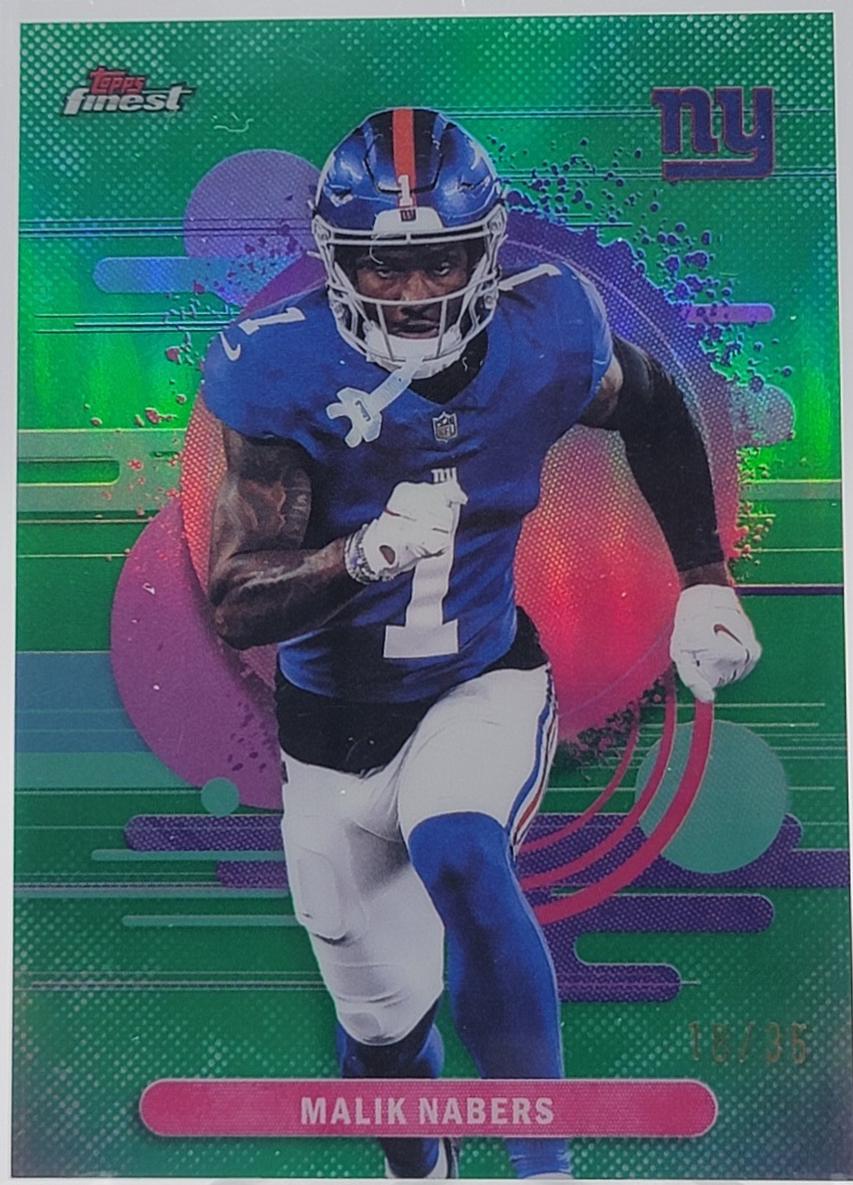 Malik Nabers [Green Geometric] #175