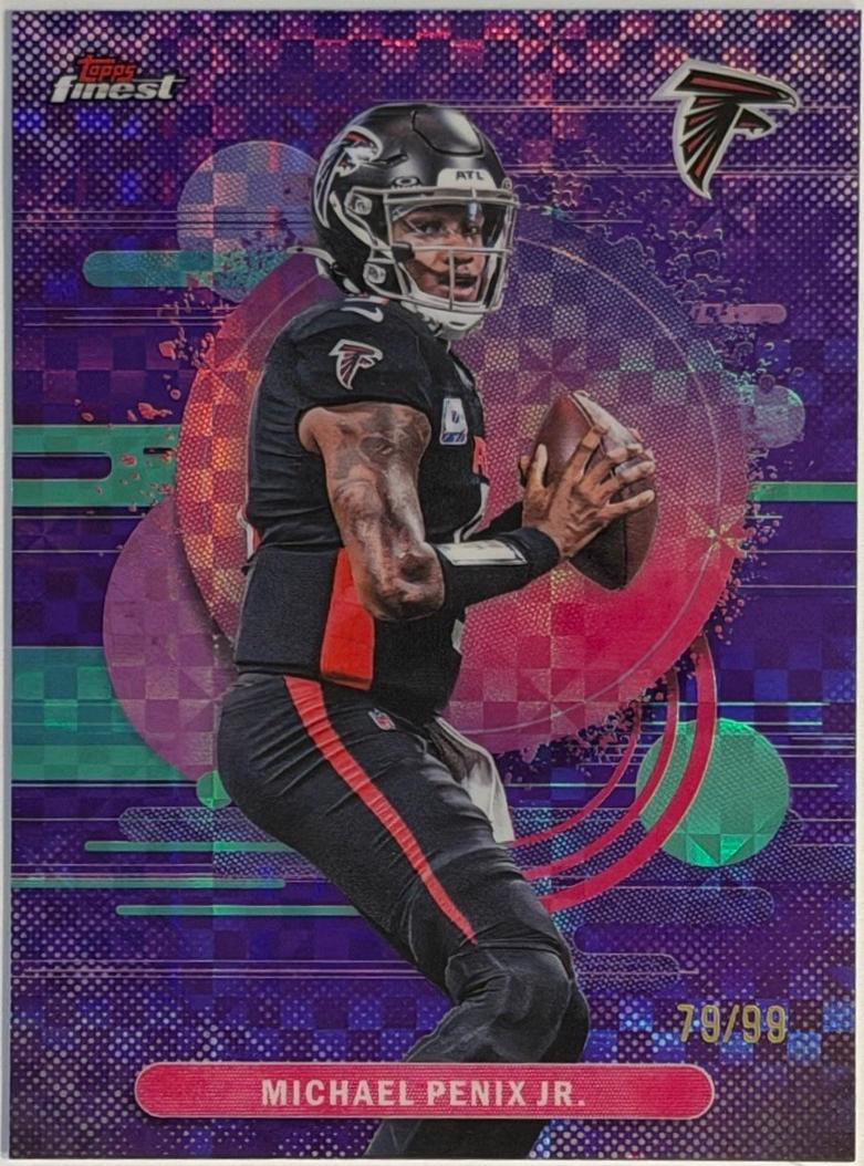 Michael Penix Jr. [Purple X-Fractor] #123