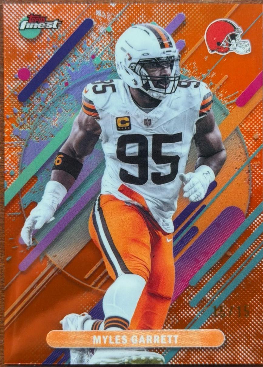Myles Garrett [Orange Refractor] #279