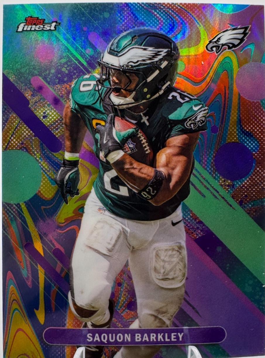 Saquon Barkley [Oil Spill Refractor] #78