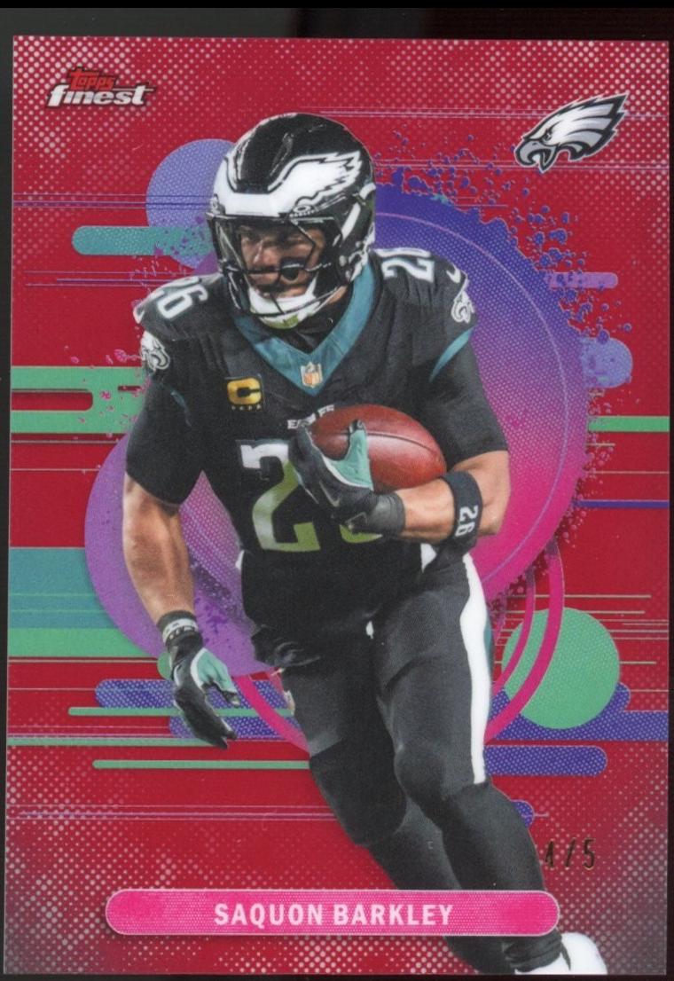 Saquon Barkley [Red Geometric] #161