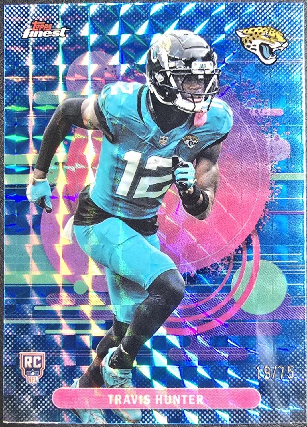 Travis Hunter [Blue Geometric] #114