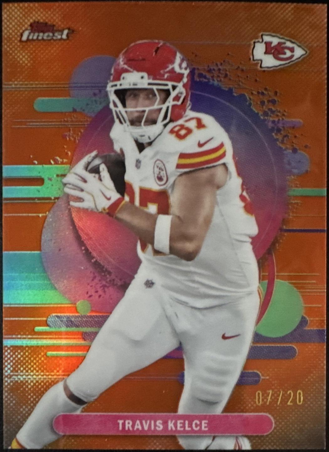 Travis Kelce [Orange Geometric] #181