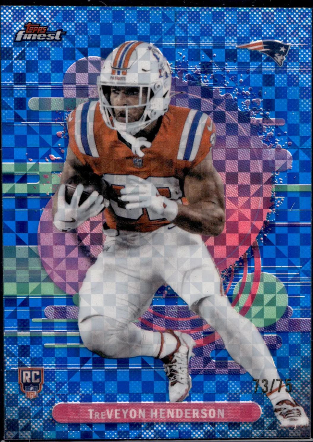 TreVeyon Henderson [Blue X-Fractor] #111