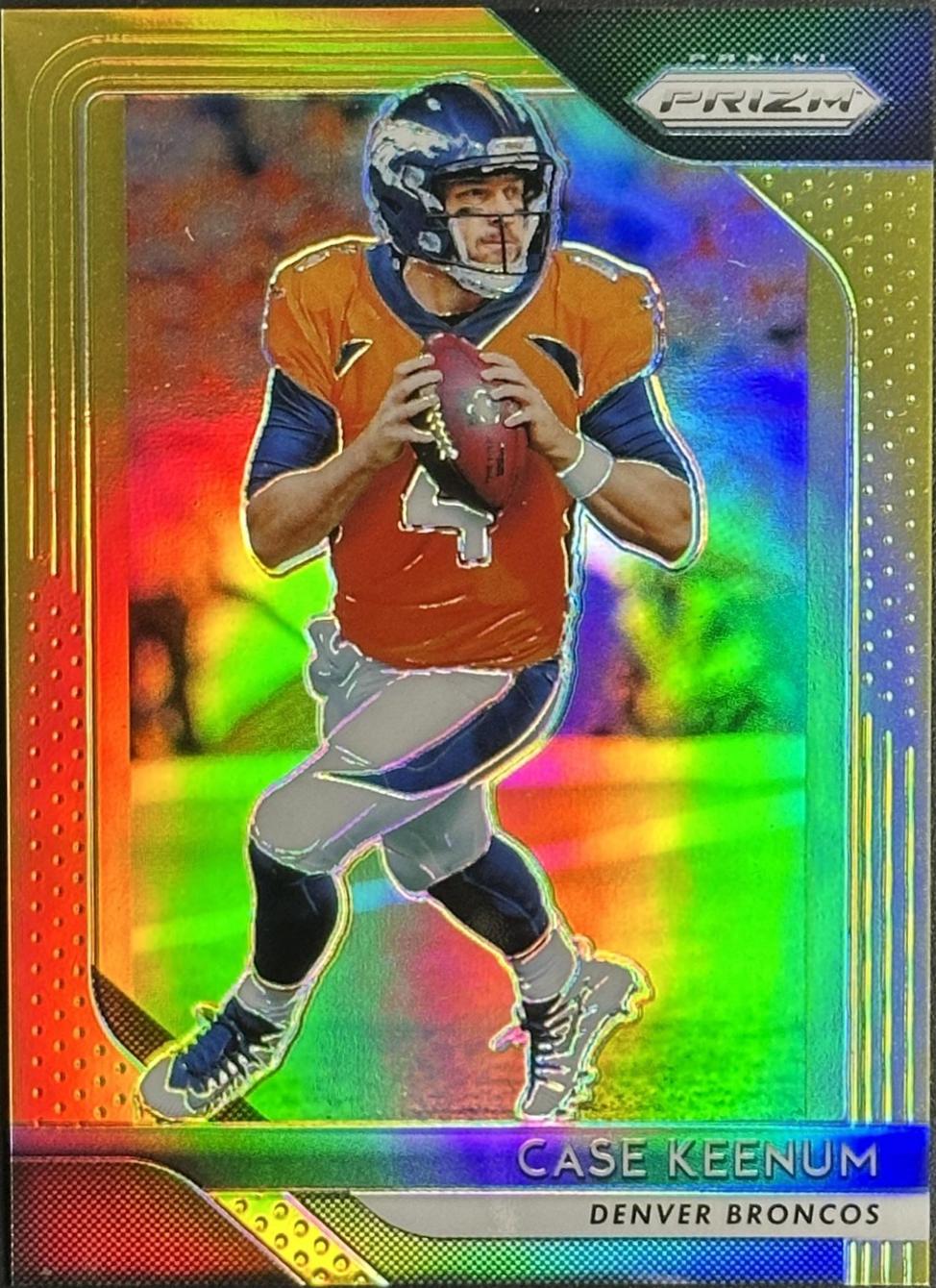 Case Keenum [Gold Prizm] #141
