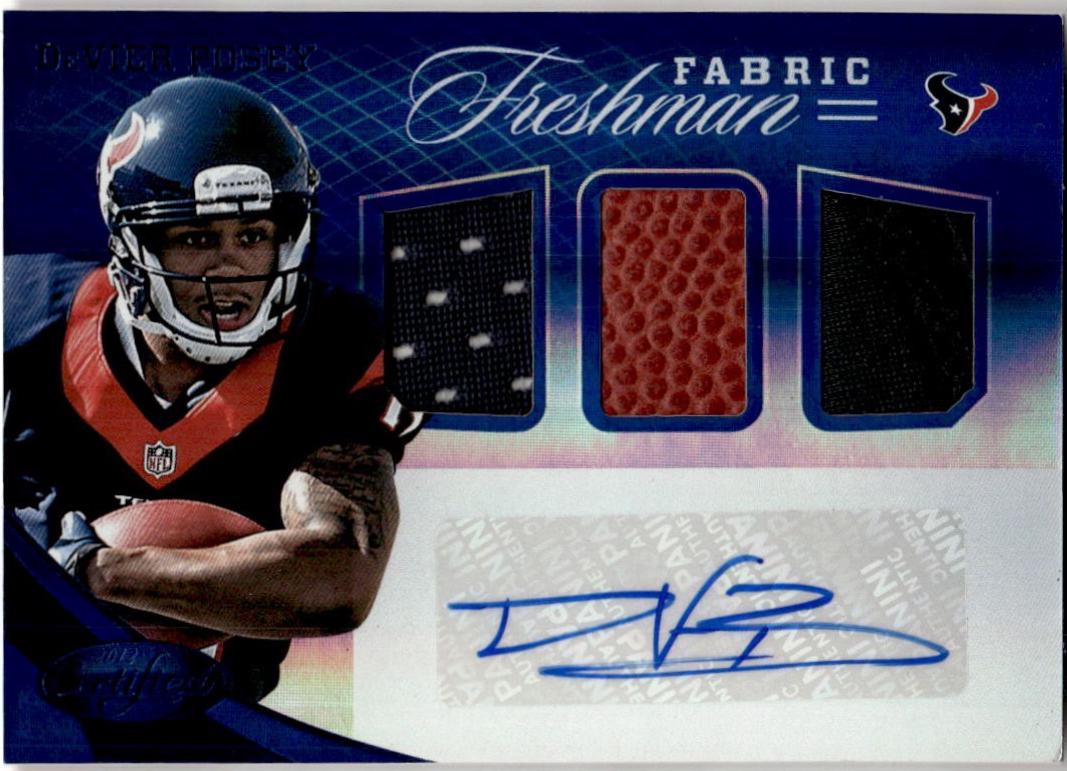 DeVier Posey [Jersey Autograph Mirror Blue] #332
