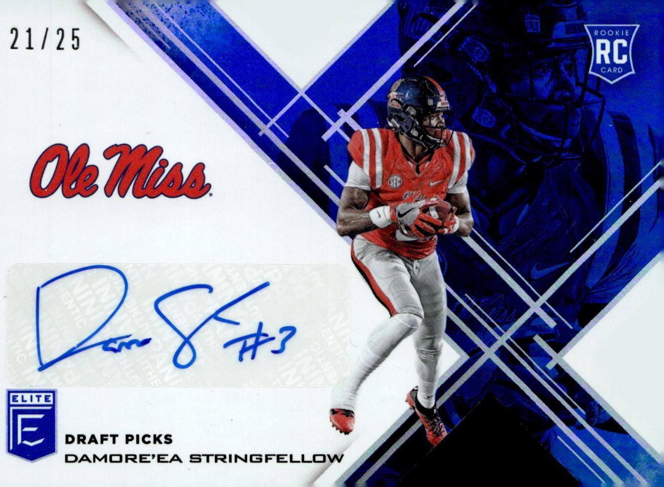 Damore'ea Stringfellow [Autographs Blue Die Cut] #189