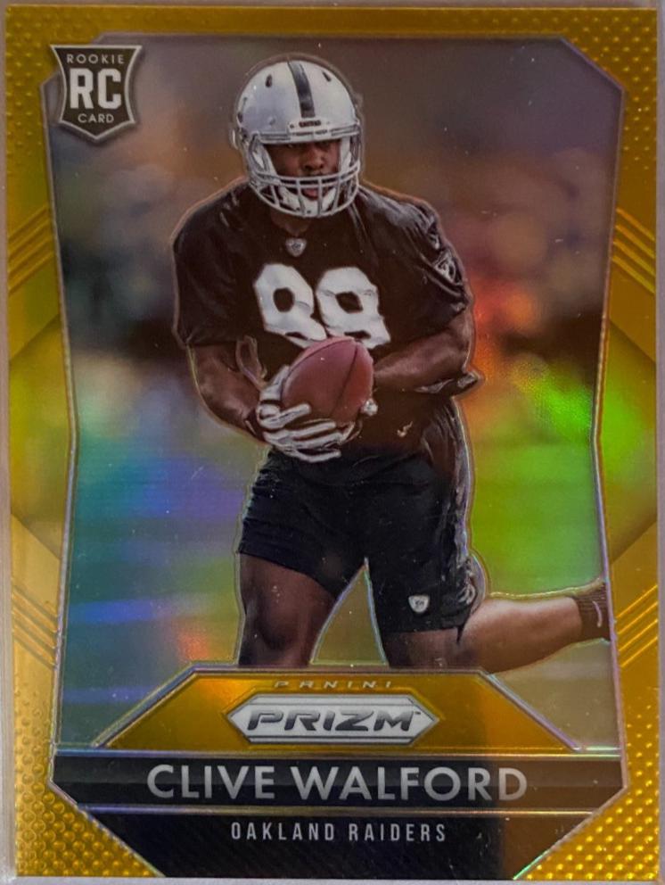 Clive Walford [Gold Prizm] #217