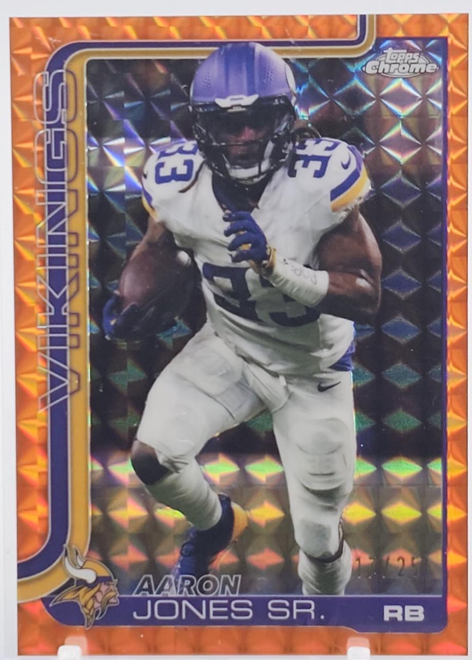 Aaron Jones Sr. [Orange Geometric Refractor] #201