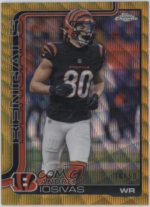 Andrei Iosivas [Gold Wave Refractor] #60