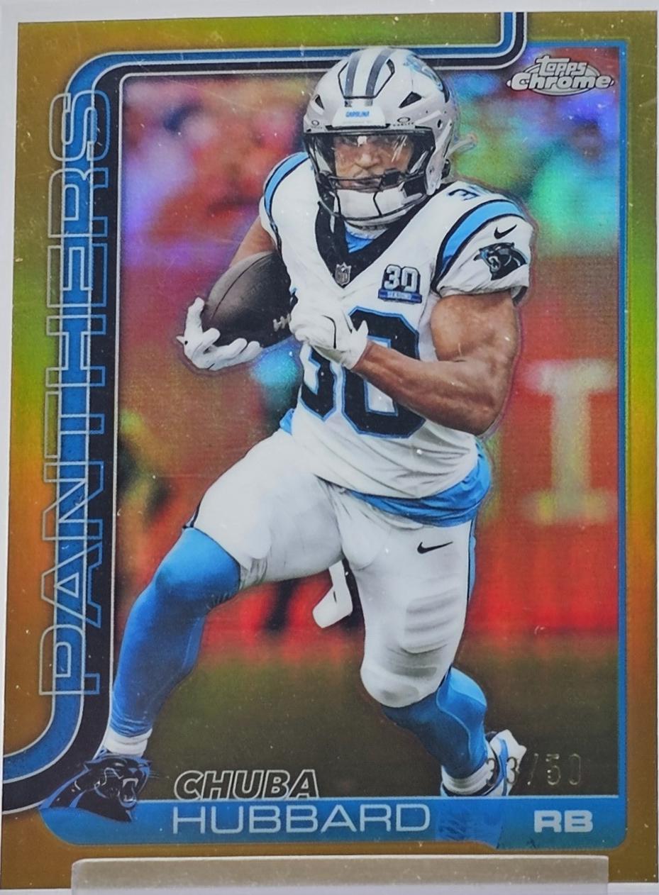 Chuba Hubbard [Gold Refractor] #42