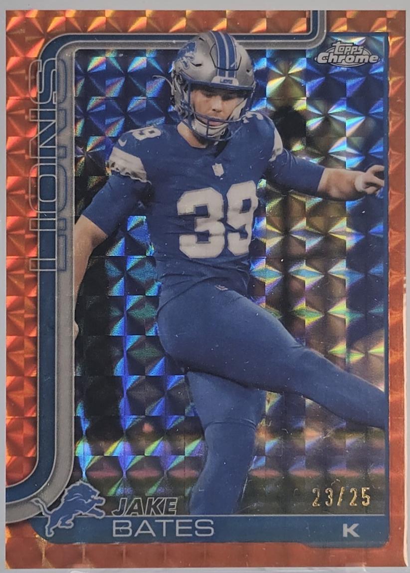 Jake Bates [Orange Geometric Refractor] #105
