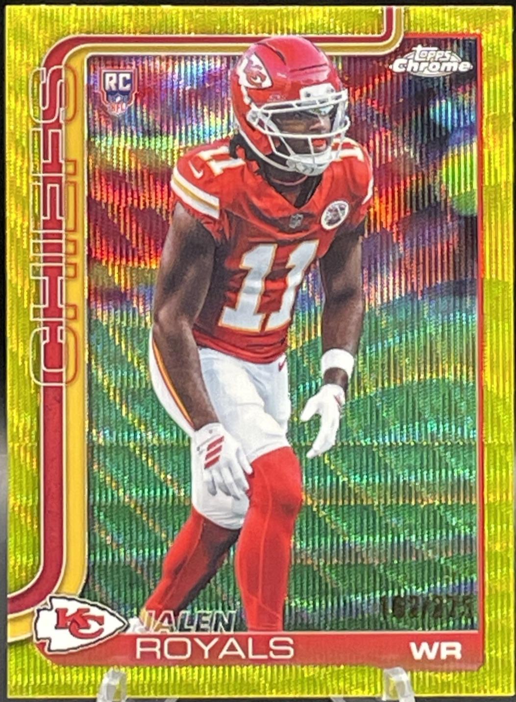 Jalen Royals [Yellow Wave Refractor] #337