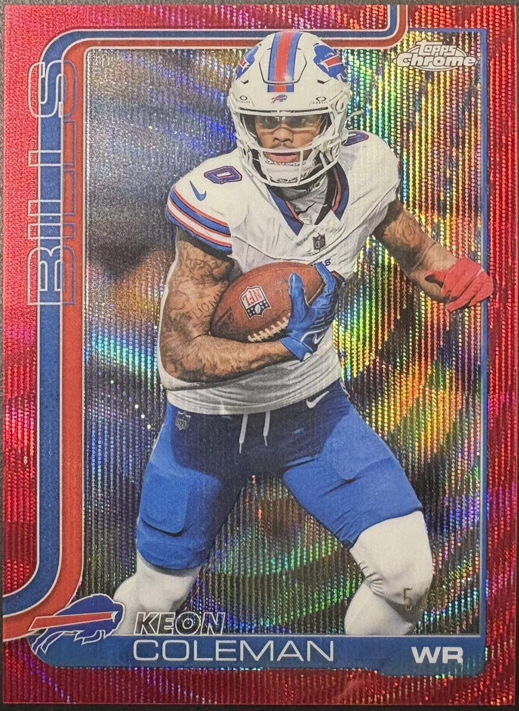 Keon Coleman [Red Wave Refractor] #30