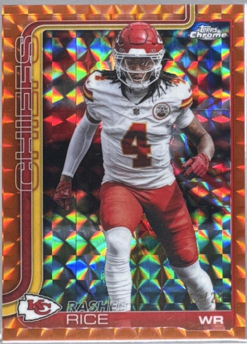 Rashee Rice [Orange Geometric Refractor] #147