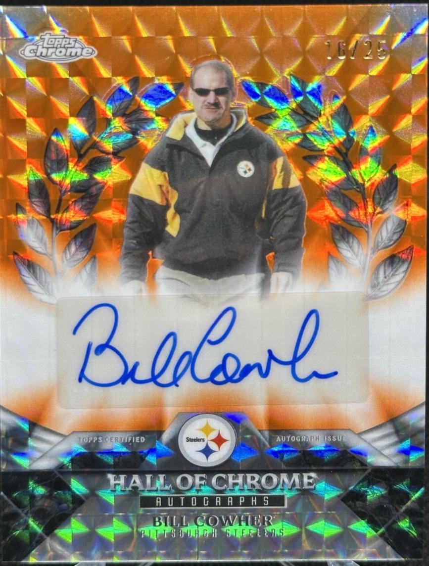 Bill Cowher [Orange Geometric] #HOCA-BC