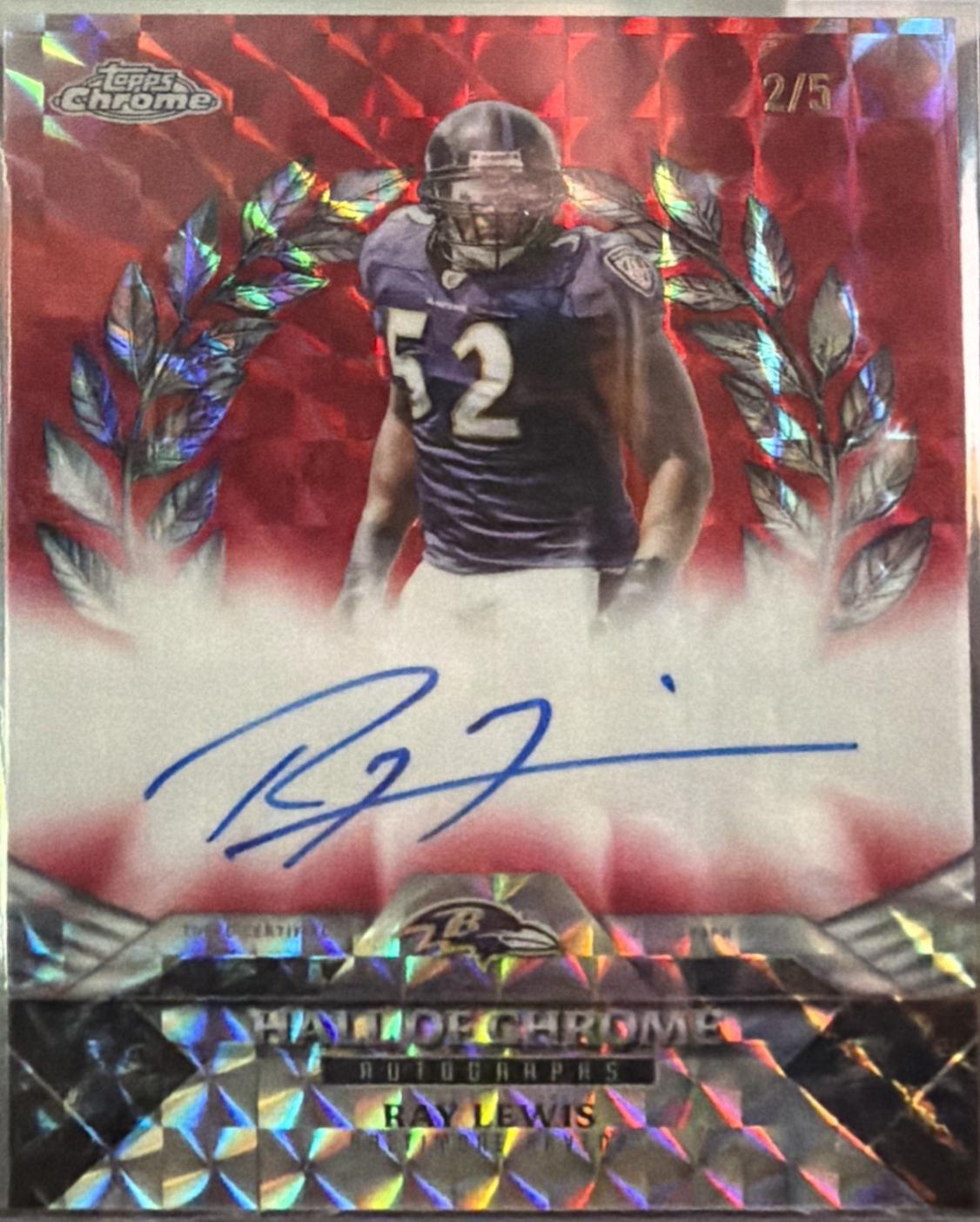Ray Lewis [Red Geometric] #HOCA-RL