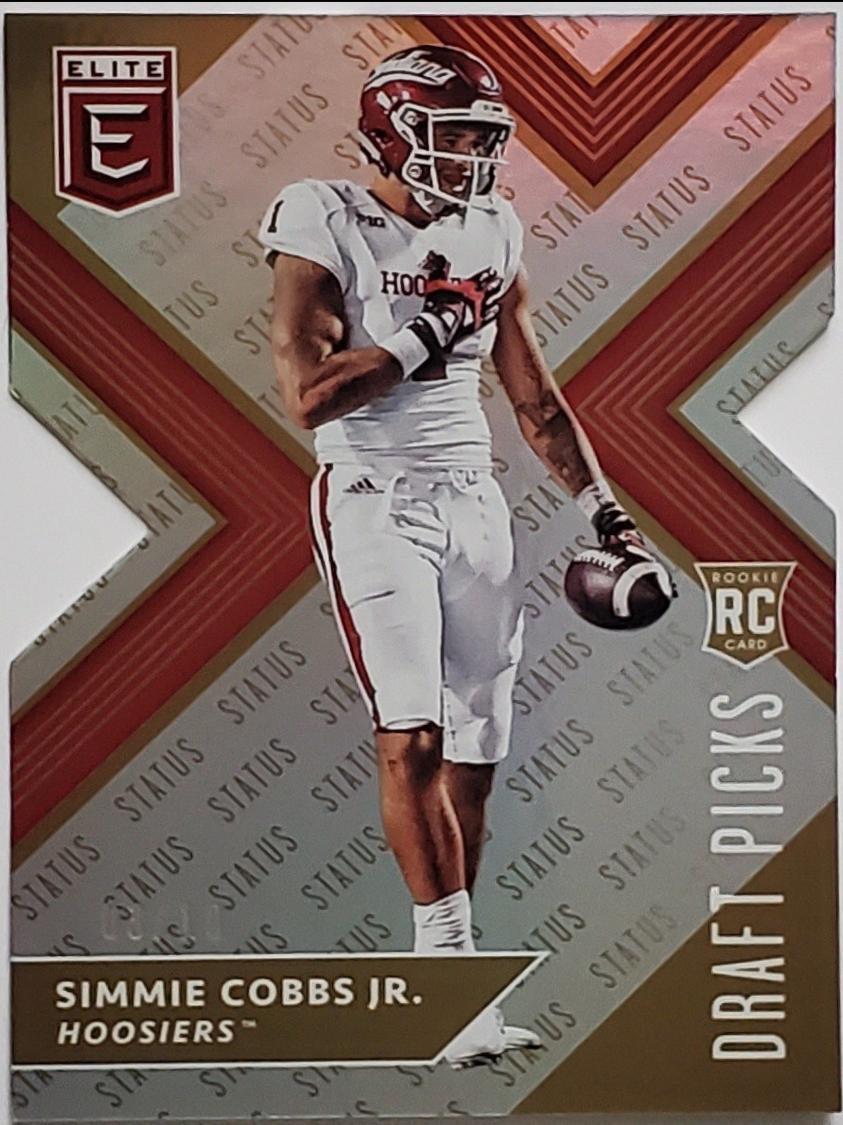 Simmie Cobbs Jr. [Gold Status Die Cut] #123