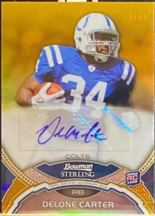 Delone Carter [Gold] #BSA-DC