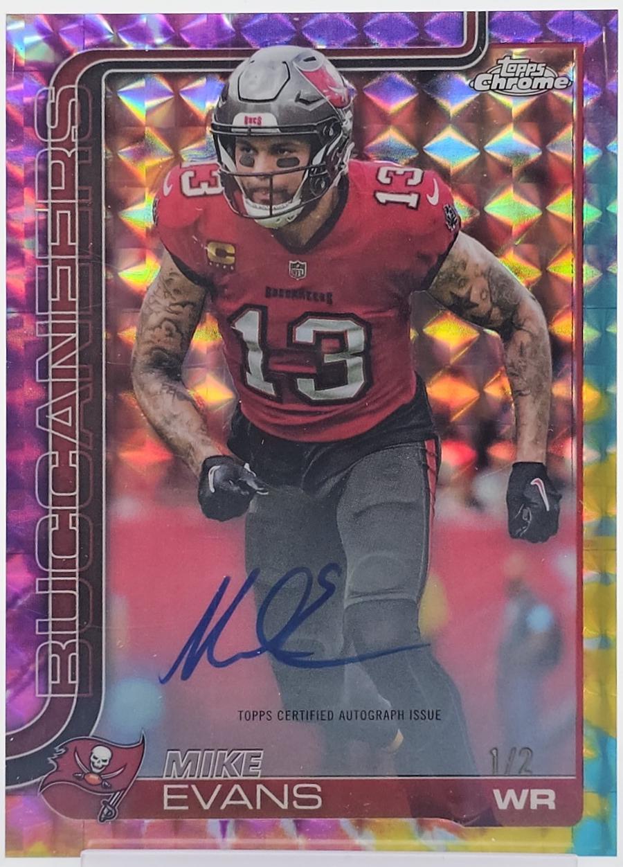Mike Evans [Tie Dye Geometric Refractor] #BA-ME