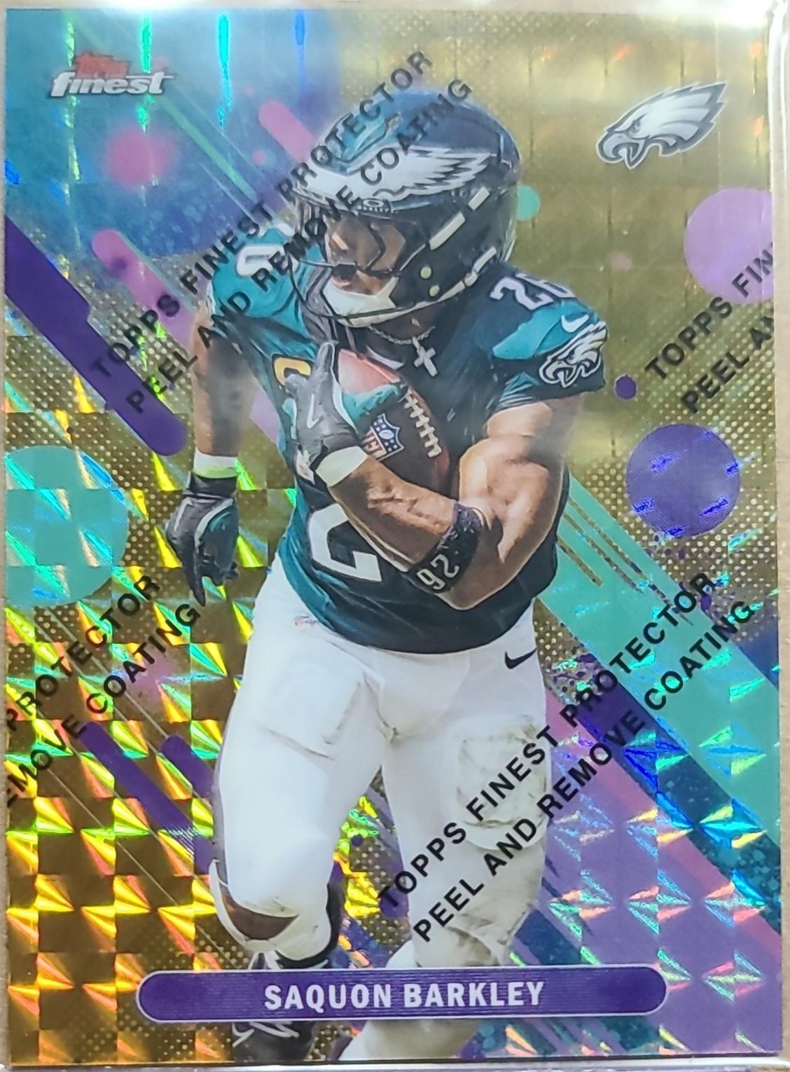 Saquon Barkley [Gold Refractor] #78