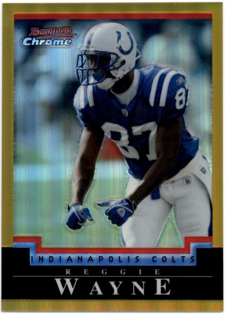 Reggie Wayne [Gold Refractor] #22