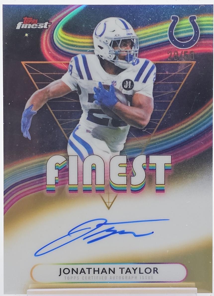 Jonathan Taylor [Gold Refractor] #FA-JT