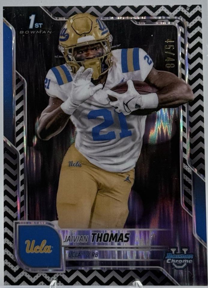 Jaivian Thomas [Black White Stealth Refractor] #47