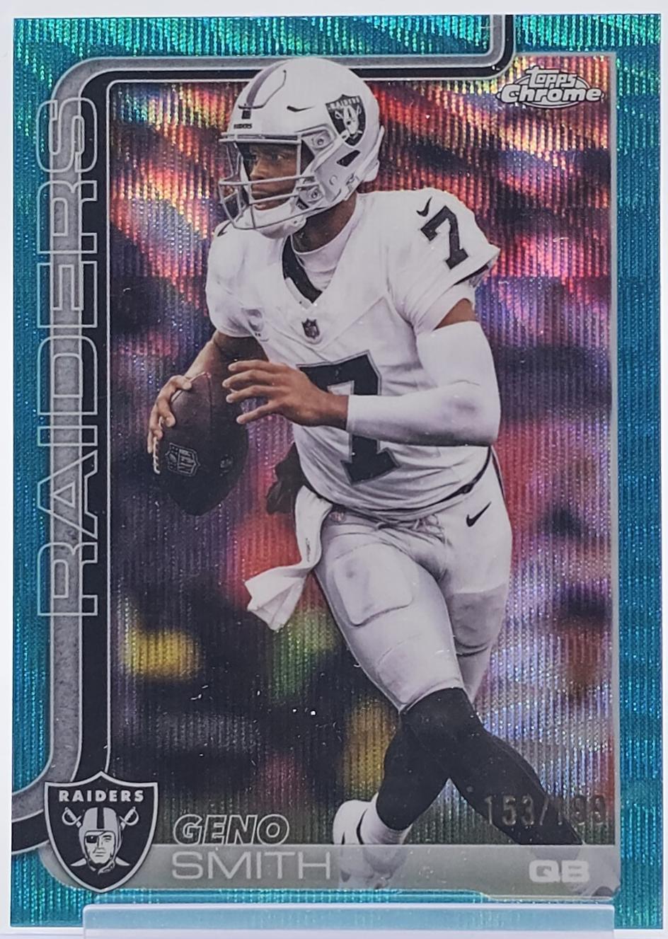 Geno Smith [Aqua Wave Refractor] #179