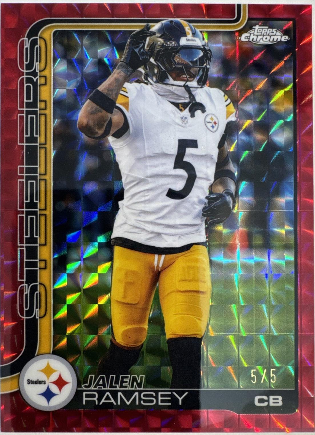 Jalen Ramsey [Red Geometric Refractor] #191