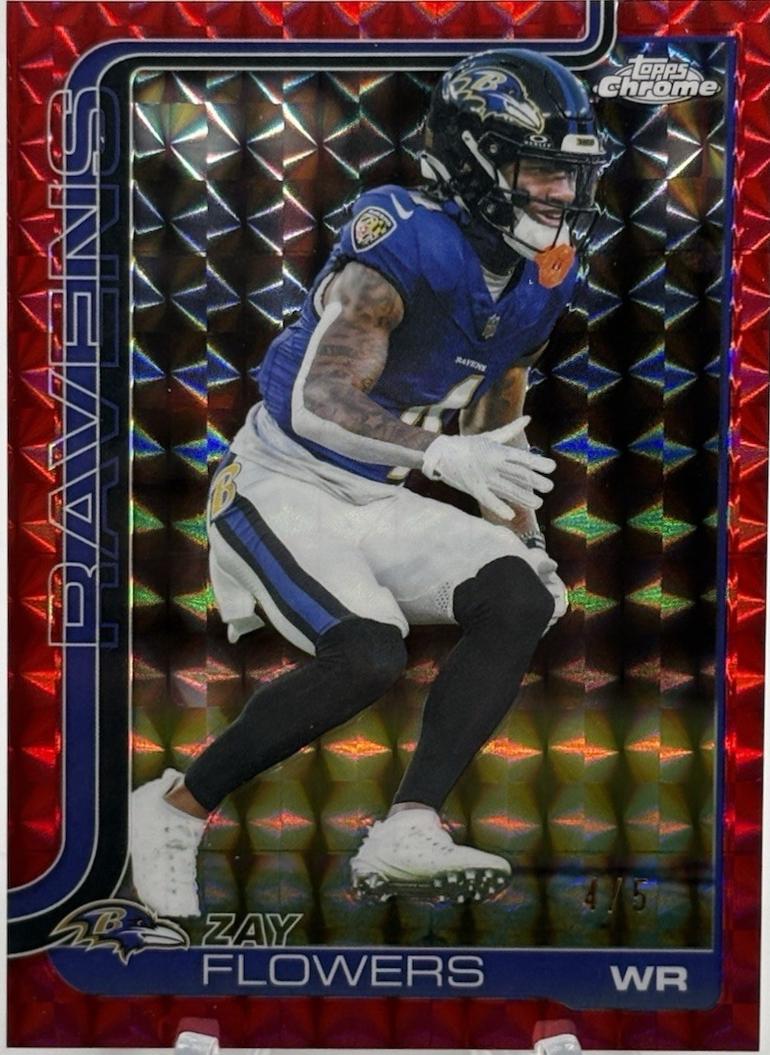 Zay Flowers [Red Geometric Refractor] #22