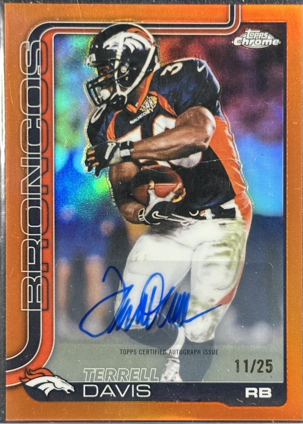 Terrell Davis [Orange Refractor] #CLA-TD
