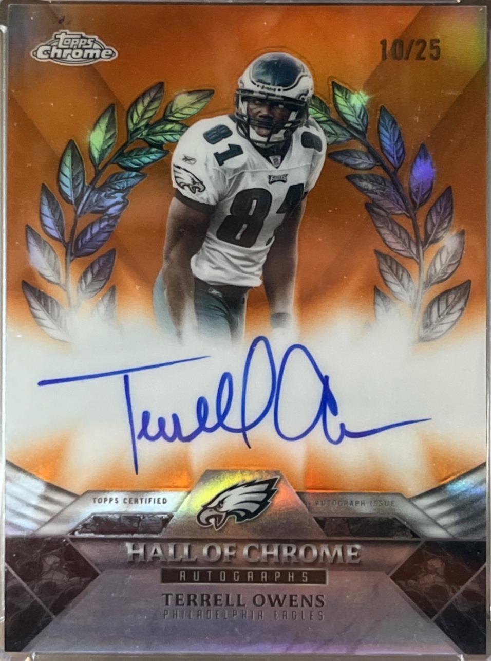 Terrell Owens [Orange] #HOCA-TO