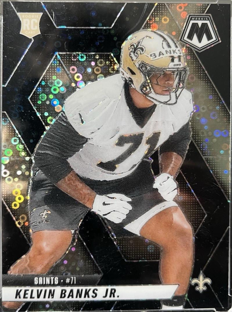 Kelvin Banks Jr. [Mosaic No Huddle Black] #338
