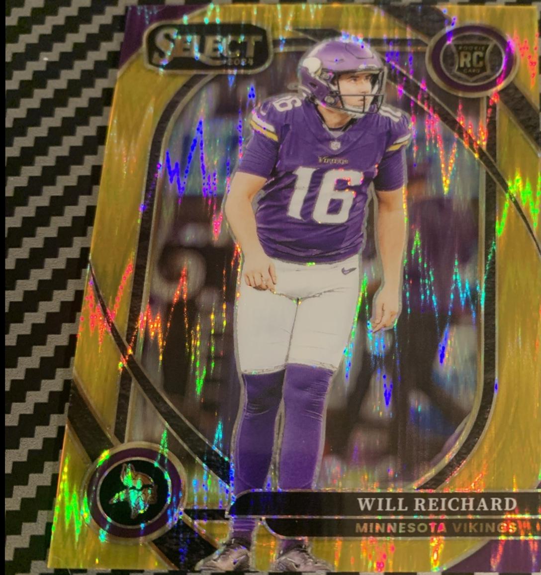 Will Reichard [Gold Prizm Shock] #300