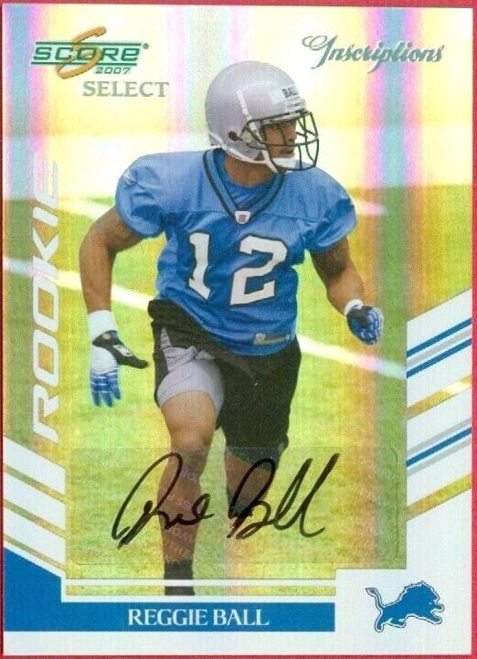 Reggie Ball [Inscriptions Autograph] #327