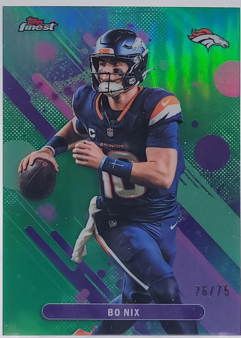 Bo Nix [Green Refractor] #53