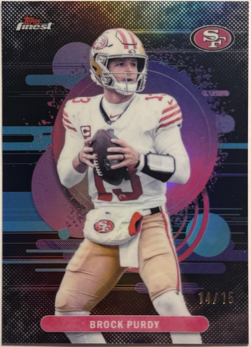 Brock Purdy [Black Refractor] #146