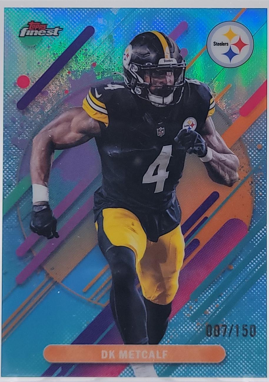 DK Metcalf [Sky Blue Refractor] #267