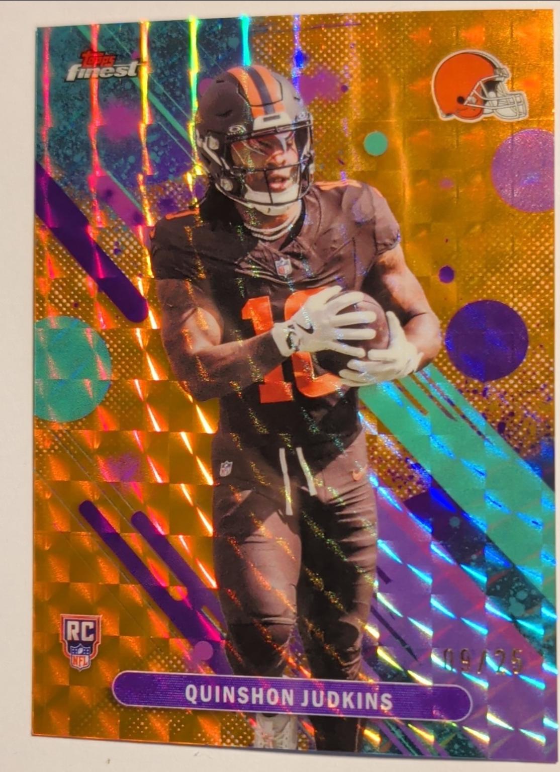 Quinshon Judkins [Orange Geomertric] #13