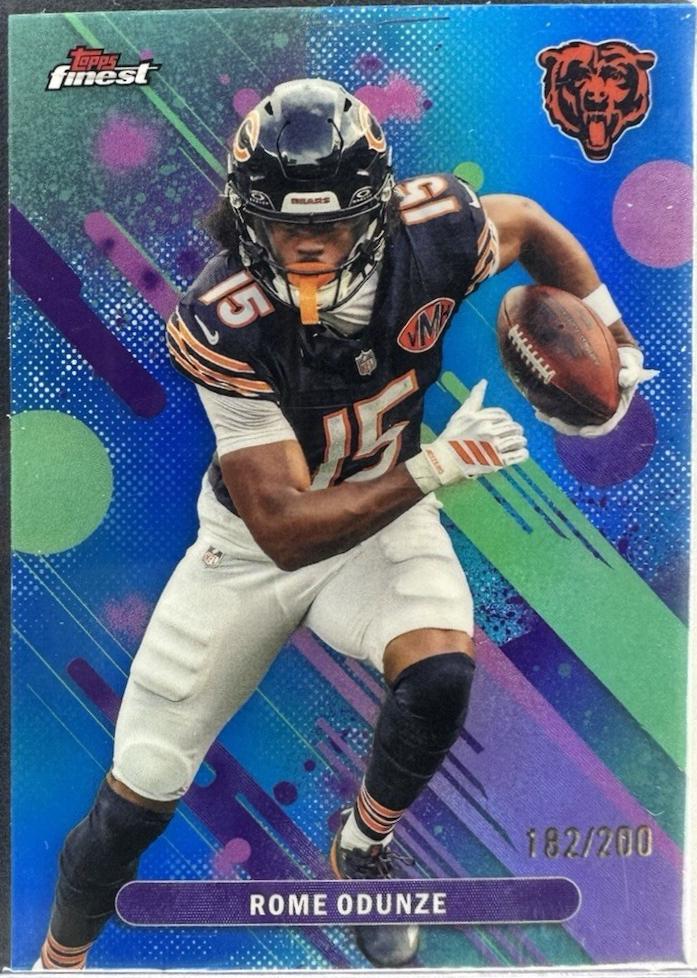 Rome Odunze [Blue Refractor] #84