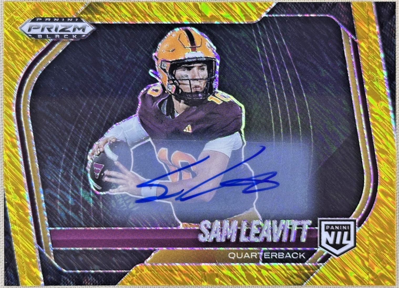 Sam Leavitt [Autograph Gold Shimmer] #182