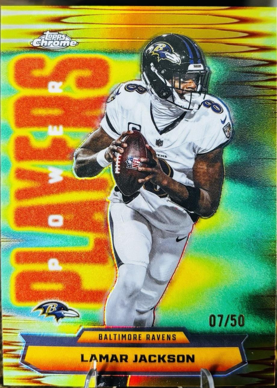 Lamar Jackson [Gold Refractor] #PP-1