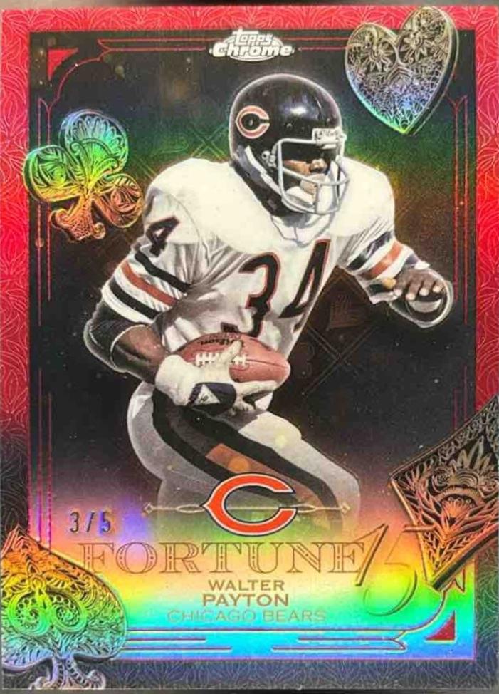 Walter Payton [Red Refractor] #F15-34