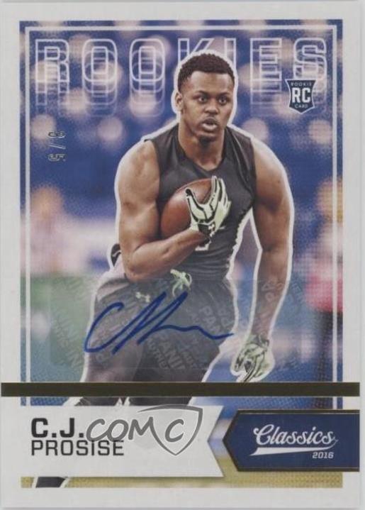 C.J. Prosise [Autograph Gold] #248