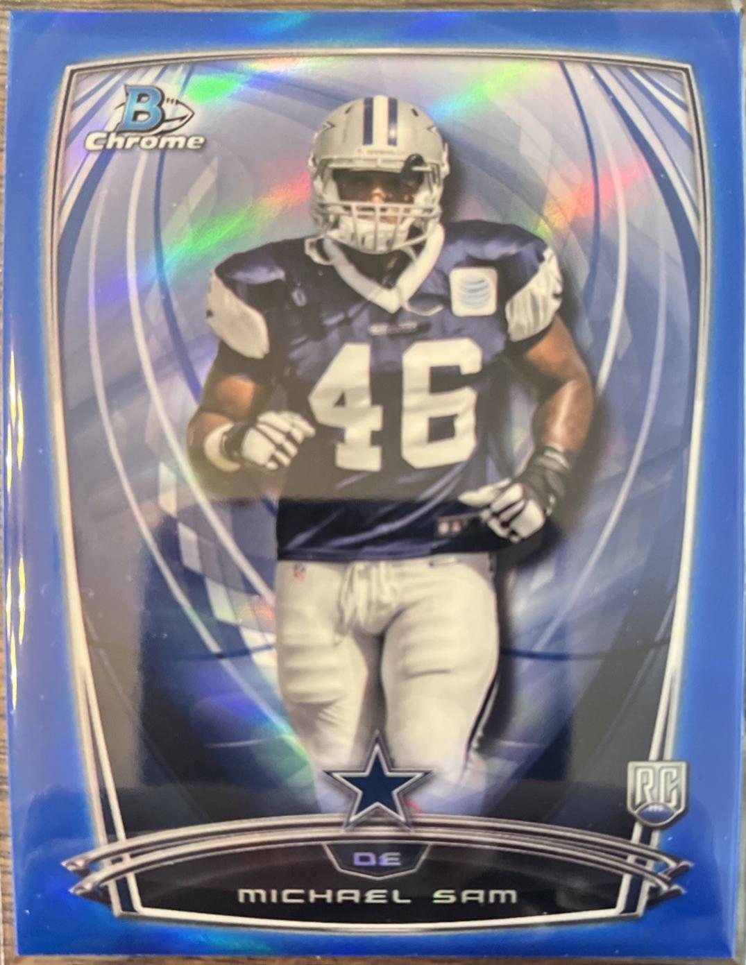 Michael Sam [Blue Refractor] #200