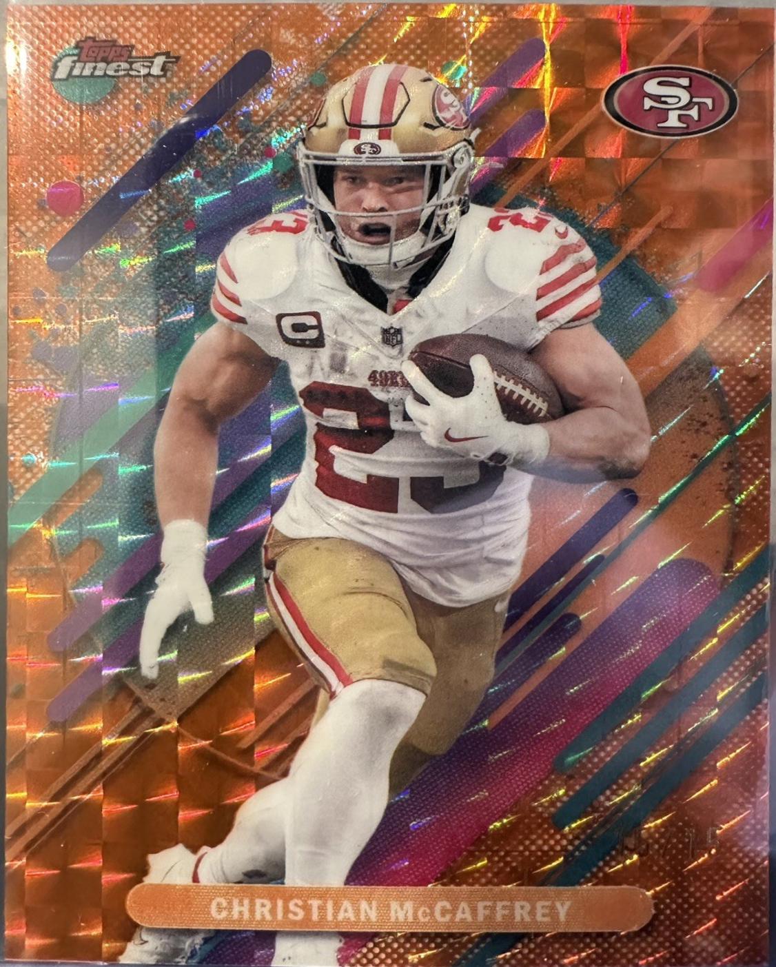 Christian McCaffrey [Orange Geometric] #257