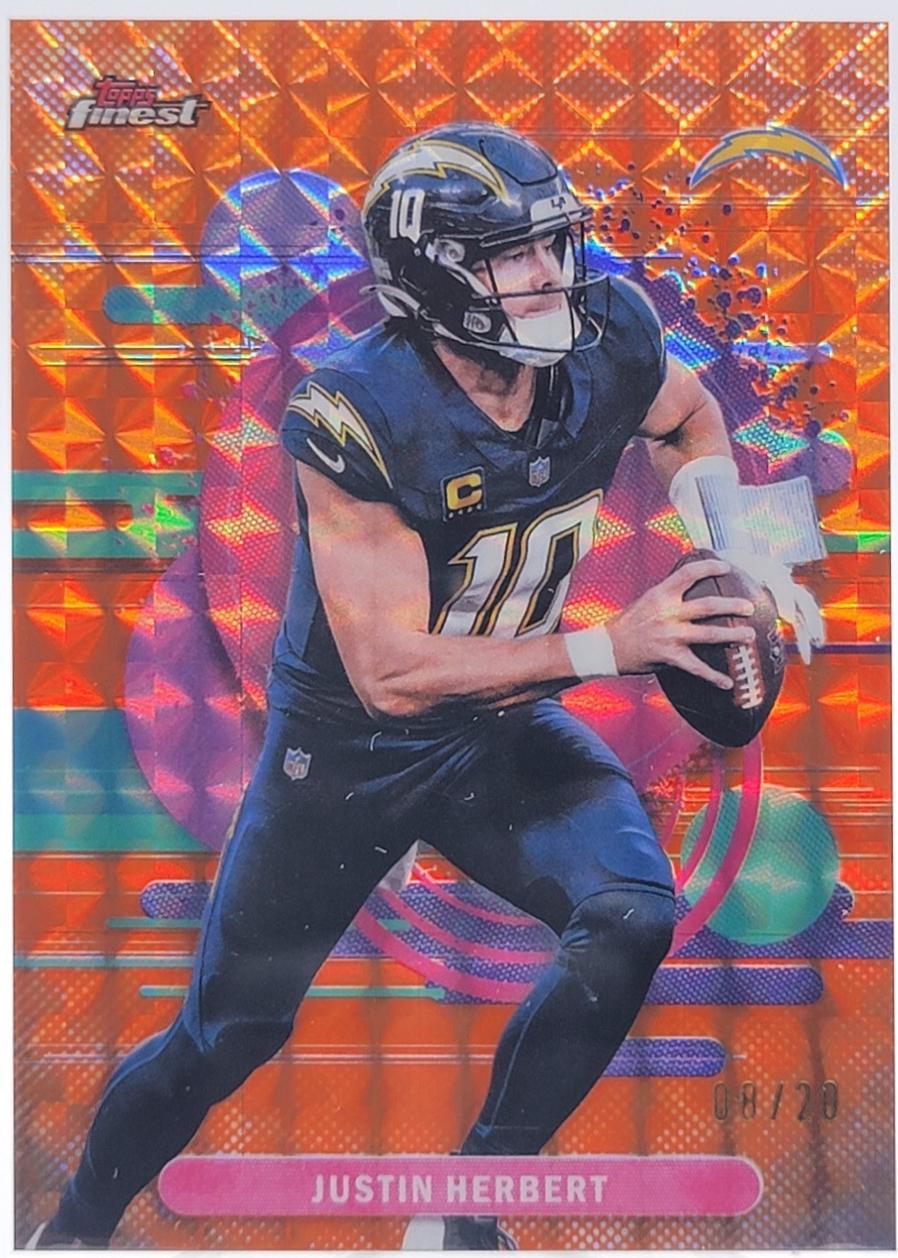 Justin Herbert [Orange Geometric] #138